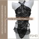 Wholesale sexy underwear black sexy lace baby doll sexy lingerie set