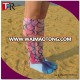 2016 3D Printed Mermaid Photo Knee High Socks Beach Stockings Sexy Women Stockings